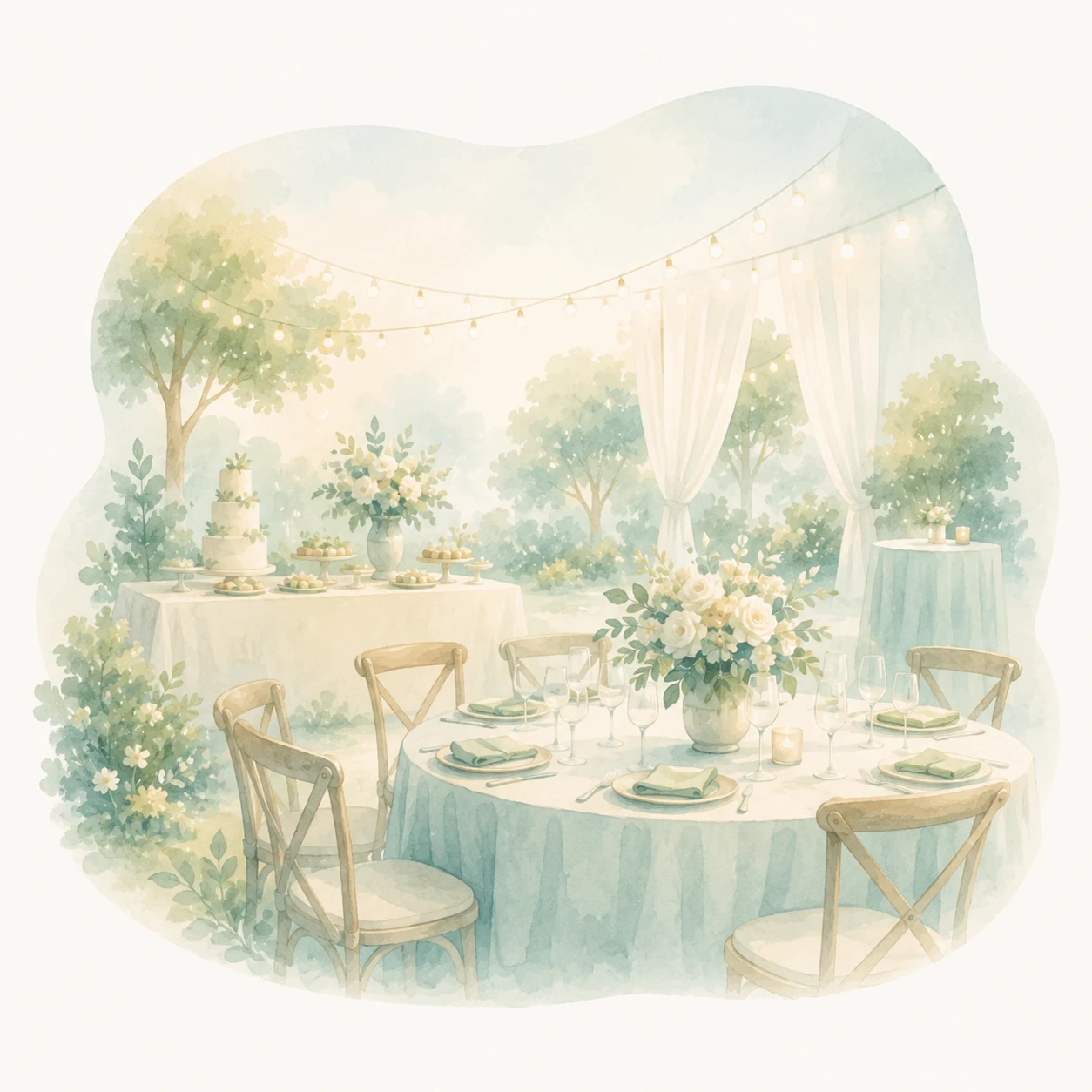 Ilustração de seguro de eventos