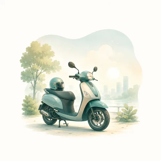 Ilustração de seguro moto