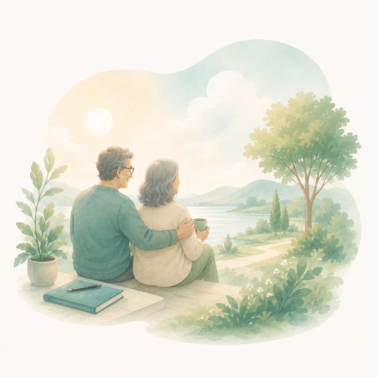 Ilustração de previdência privada