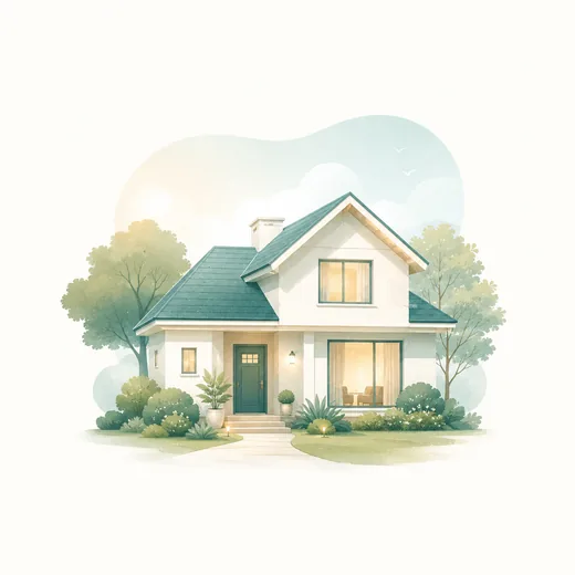 Ilustração de seguro residencial