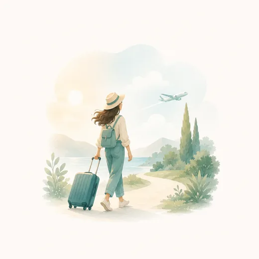 Ilustração de seguro viagem